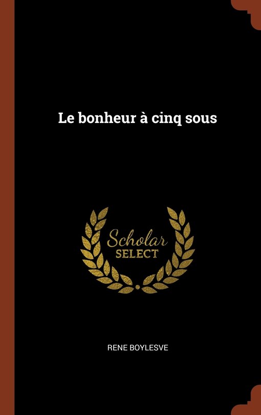 Couverture_Le bonheur &agrave; cinq sous