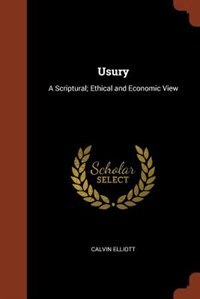Front cover_Usury