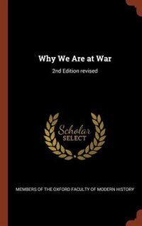 Front cover_Why We Are at War