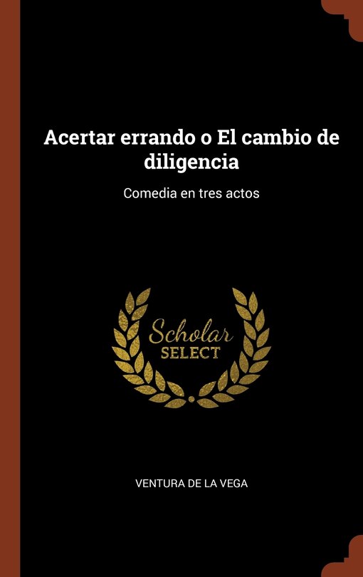 Couverture_Acertar errando o El cambio de diligencia