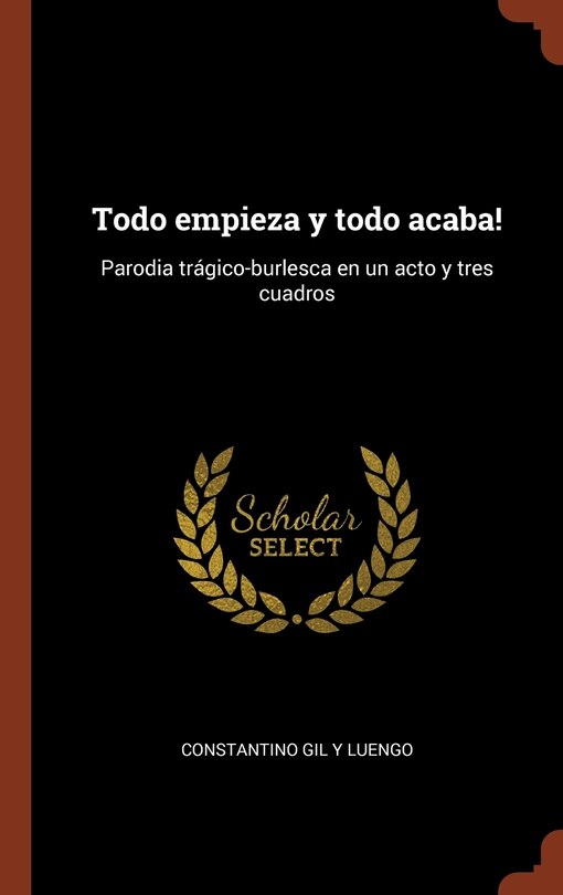 Front cover_Todo empieza y todo acaba!