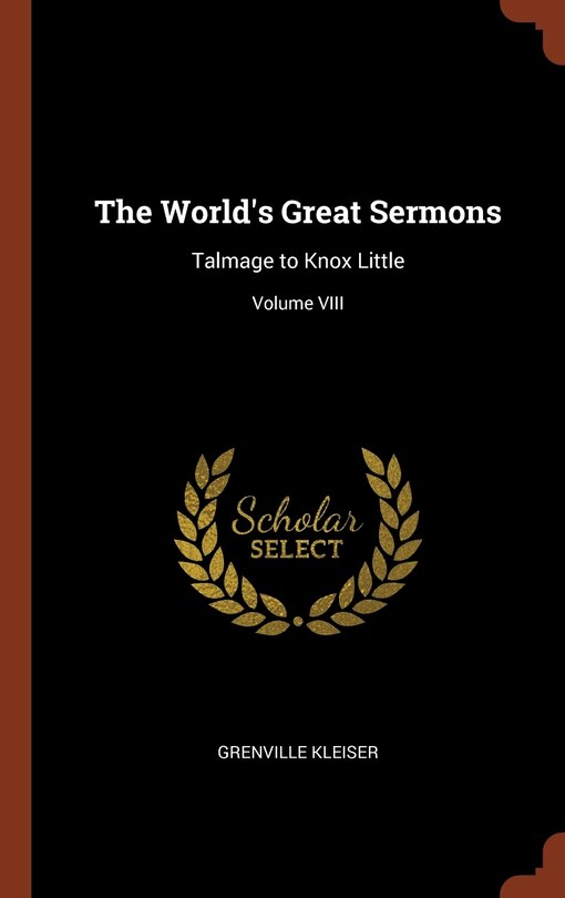 Couverture_The World's Great Sermons