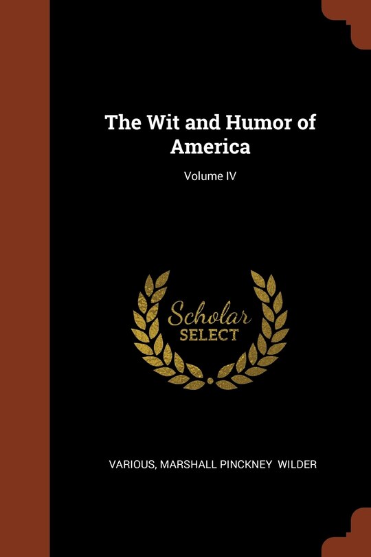 Couverture_The Wit and Humor of America; Volume IV