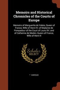 Couverture_Memoirs and Historical Chronicles of the Courts of Europe