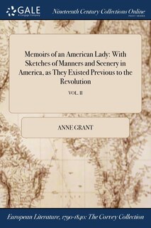Front cover_Memoirs of an American Lady