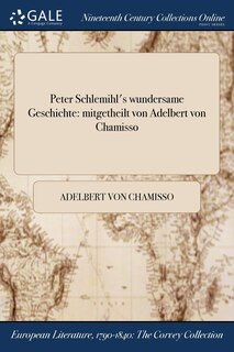 Couverture_Peter Schlemihl's wundersame Geschichte