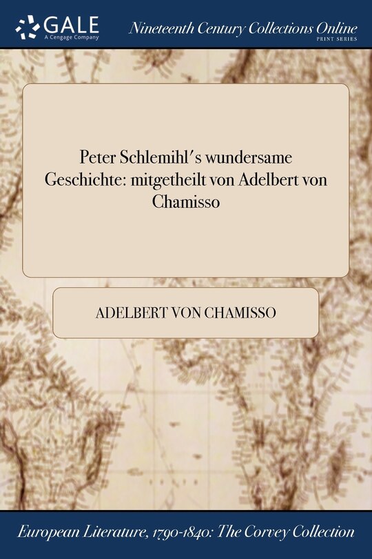 Couverture_Peter Schlemihl's wundersame Geschichte