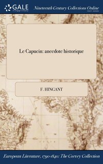Front cover_Le Capucin