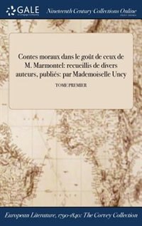 Front cover_Contes moraux dans le goût de ceux de M. Marmontel