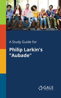 Couverture_A Study Guide for Philip Larkin's Aubade