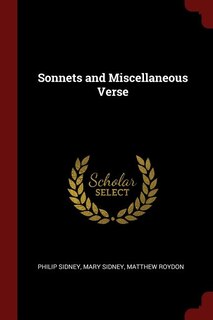 Front cover_Sonnets and Miscellaneous Verse