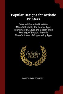 Front cover_Popular Designs for Artistic Printers
