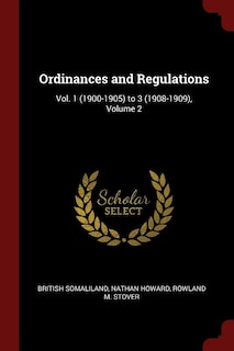 Front cover_Ordinances and Regulations