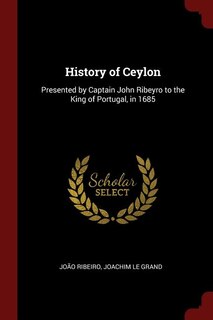 Front cover_History of Ceylon