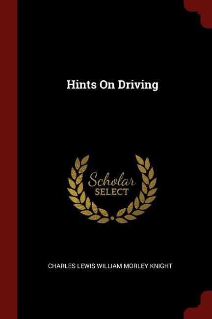Front cover_Hints On Driving