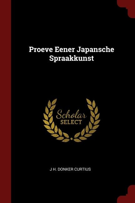 Proeve Eener Japansche Spraakkunst