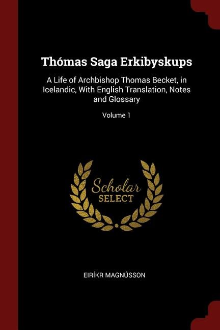 Front cover_Thómas Saga Erkibyskups