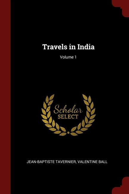 Front cover_Travels in India; Volume 1