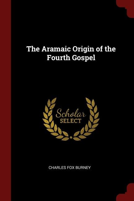 Couverture_The Aramaic Origin of the Fourth Gospel