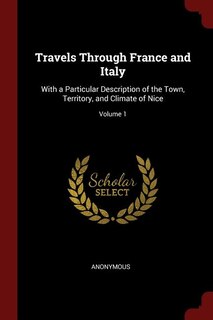 Couverture_Travels Through France and Italy
