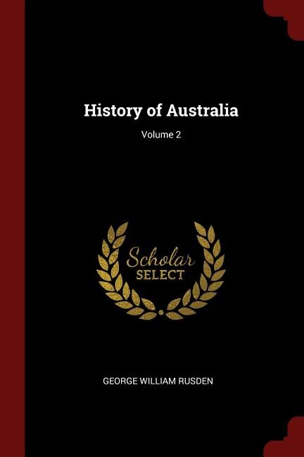 Front cover_History of Australia; Volume 2