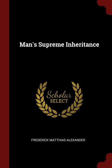 Front cover_Man's Supreme Inheritance