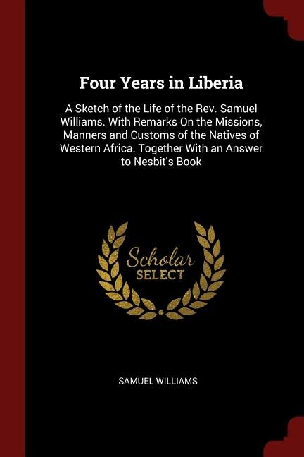 Front cover_Four Years in Liberia