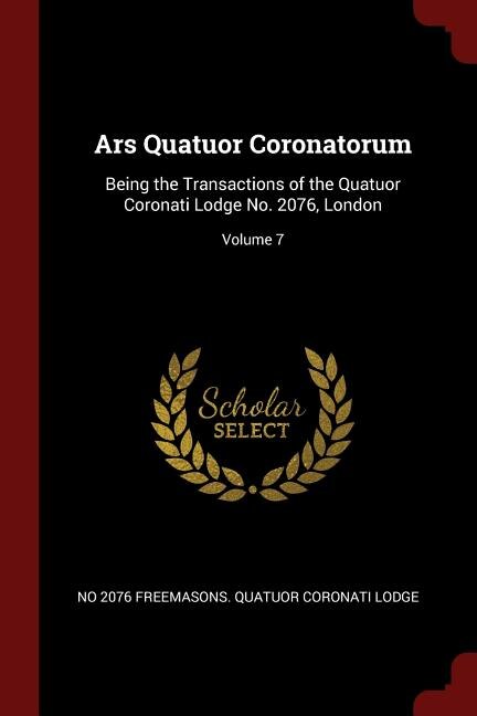 Front cover_Ars Quatuor Coronatorum