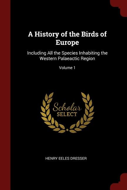 Couverture_A History of the Birds of Europe