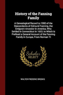 Couverture_History of the Fanning Family