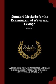 Couverture_Standard Methods for the Examination of Water and Sewage; Volume 3