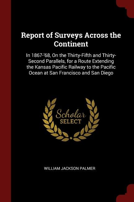 Front cover_Report of Surveys Across the Continent