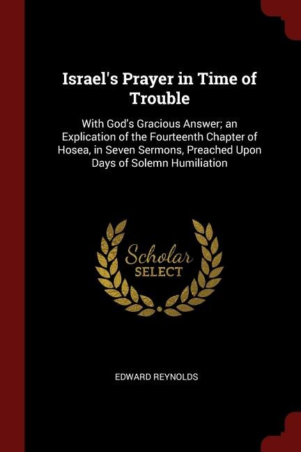 Front cover_Israel's Prayer in Time of Trouble