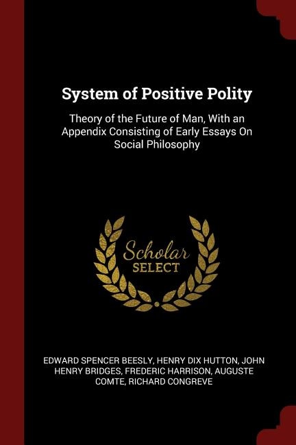 Front cover_System of Positive Polity