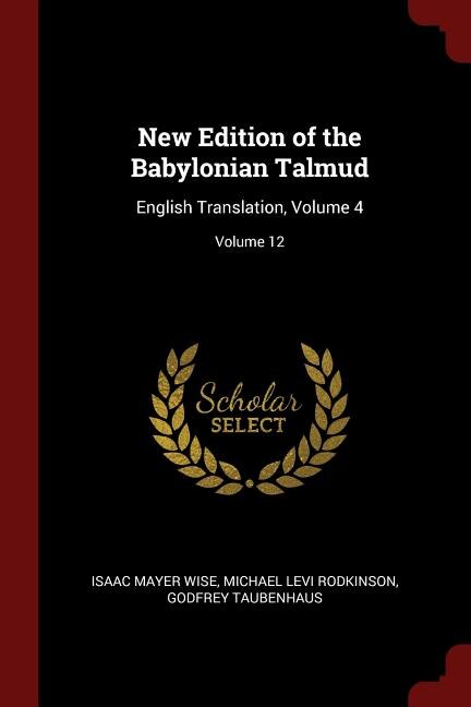 Couverture_New Edition of the Babylonian Talmud