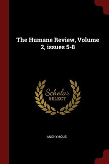 Couverture_The Humane Review, Volume 2, issues 5-8
