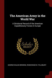 Front cover_The American Army in the World War