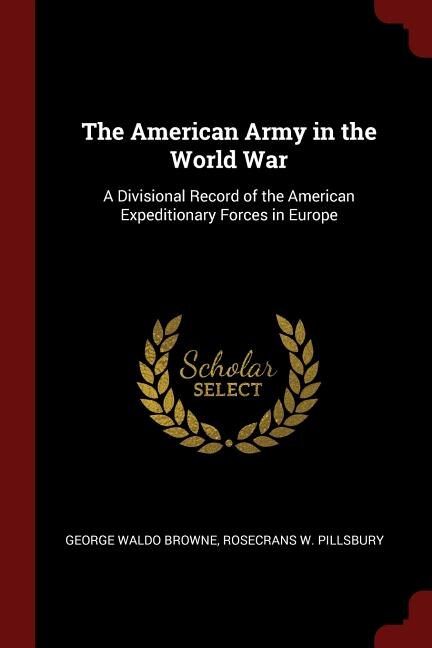 Front cover_The American Army in the World War