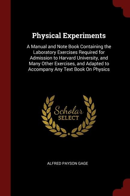 Front cover_Physical Experiments