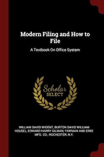 Couverture_Modern Filing and How to File