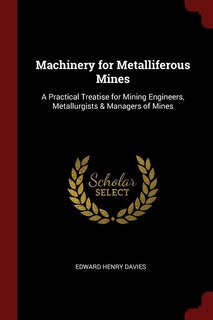 Front cover_Machinery for Metalliferous Mines