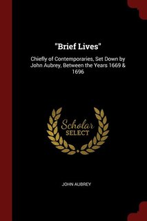 Front cover_Brief Lives