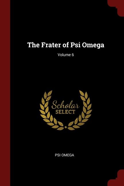 Front cover_The Frater of Psi Omega; Volume 6