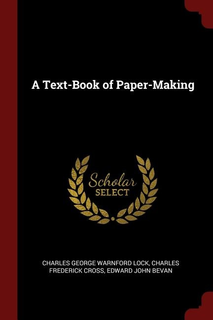 Front cover_A Text-Book of Paper-Making