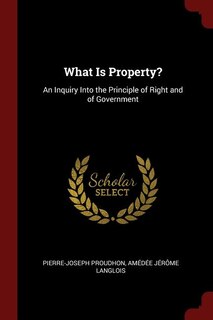 Couverture_What Is Property?