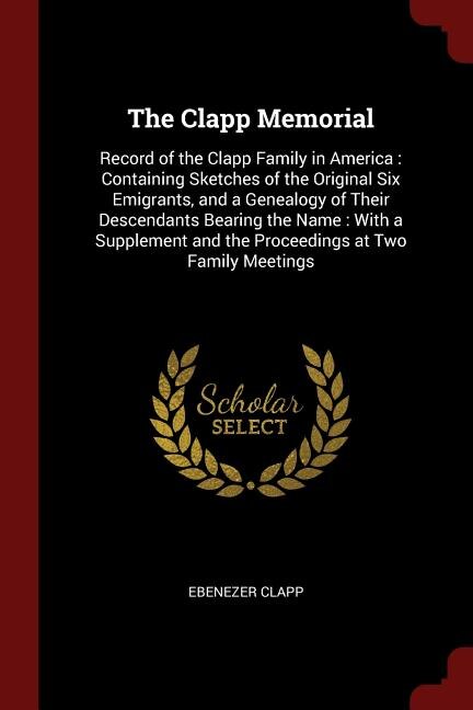 Couverture_The Clapp Memorial