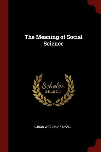 Front cover_The Meaning of Social Science