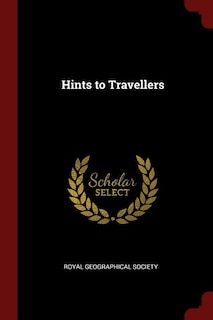 Couverture_Hints to Travellers