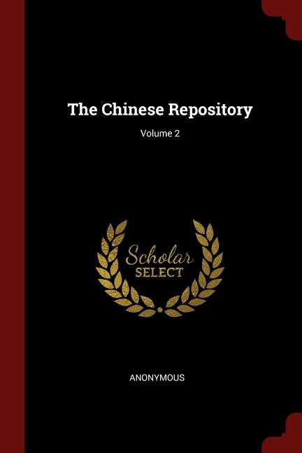 Couverture_The Chinese Repository; Volume 2