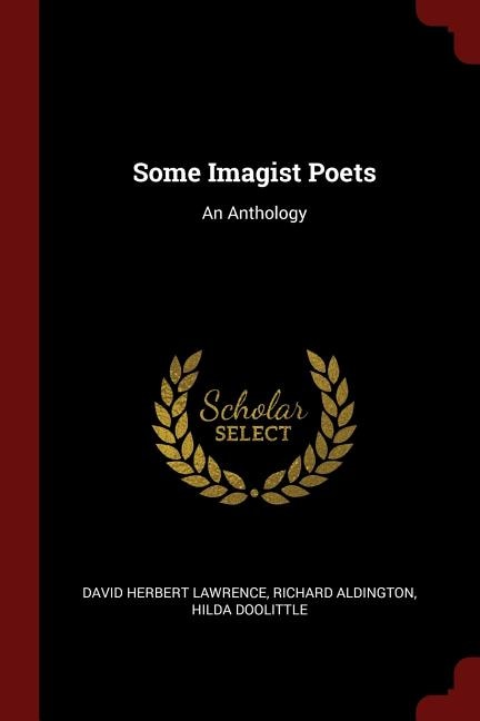 Front cover_Some Imagist Poets